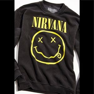 Urban Outfitters Nirvana Crew Sweatshirt Medium